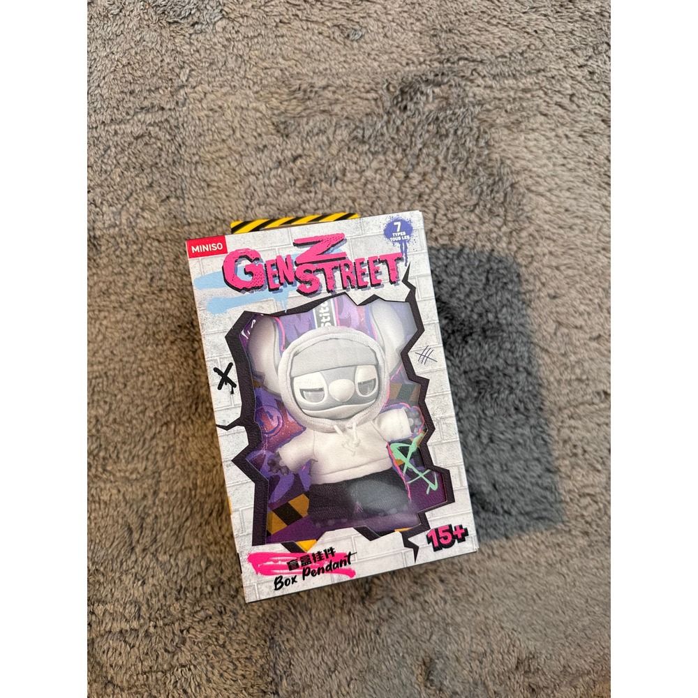 Miniso Gen Z Street Box Pendant Blind Box Mystery Figure‎ Streetwear Series New